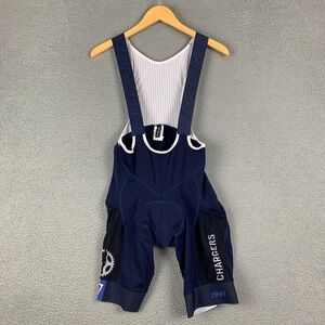 DNA Cycling Bib Shorts Adult XL Navy Blue Padded Bike Racing Chargers Hangar 15